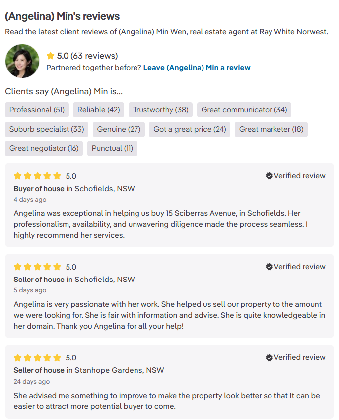 Angelina's Reviews 1